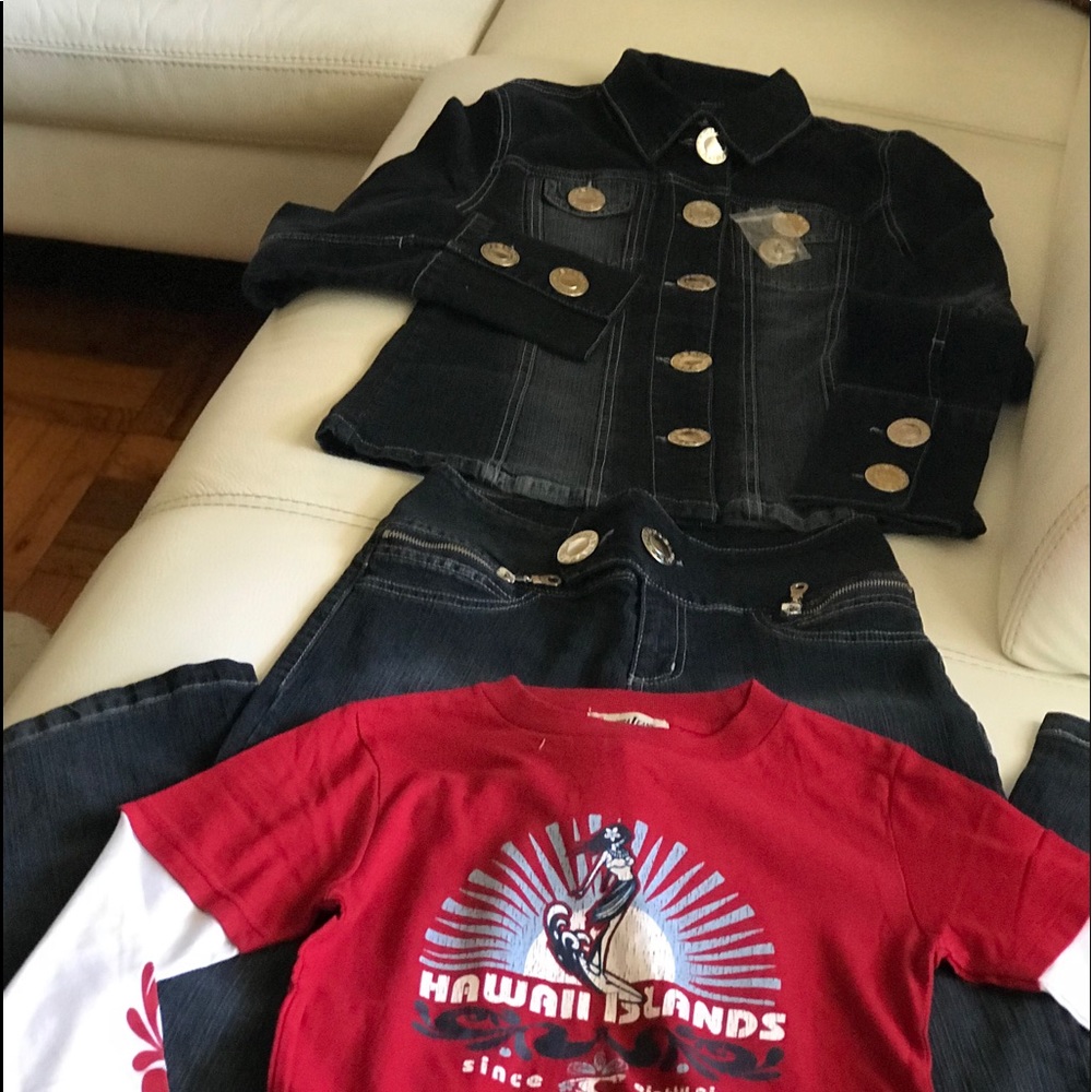New Gloria Jeans Set of Denim Size S